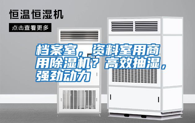檔案室，資料室用商用除濕機？高效抽濕，強勁動力