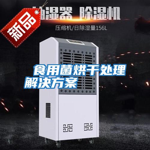 食用菌烘干處理解決方案