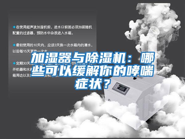加濕器與除濕機：哪些可以緩解你的哮喘癥狀？