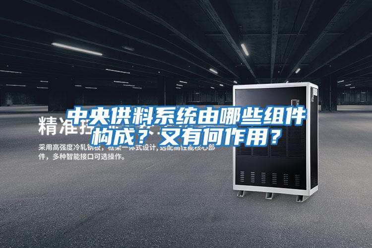 中央供料系統由哪些組件構成?又有何作用?