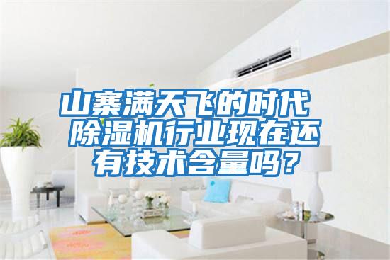山寨滿天飛的時代 除濕機行業現在還有技術含量嗎？