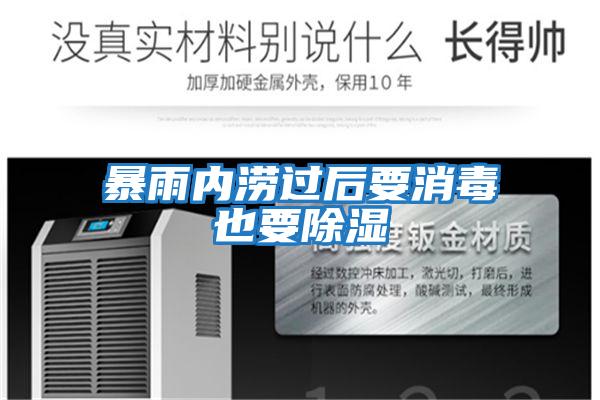 暴雨內(nèi)澇過(guò)后要消毒也要除濕