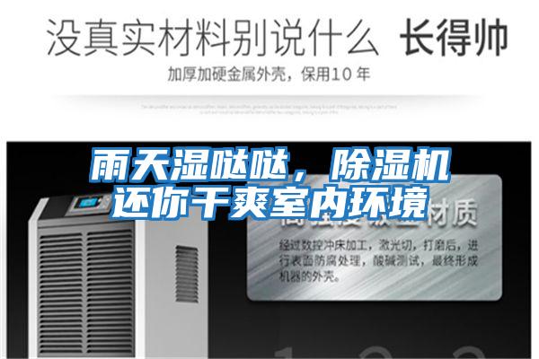 雨天濕噠噠，除濕機還你干爽室內環境