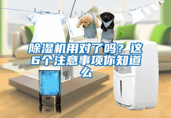除濕機(jī)用對了嗎?這6個(gè)注意事項(xiàng)你知道么