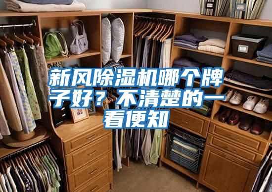新風除濕機哪個牌子好？不清楚的一看便知