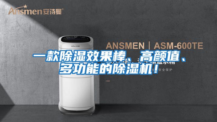 一款除濕效果棒、高顏值、多功能的除濕機！
