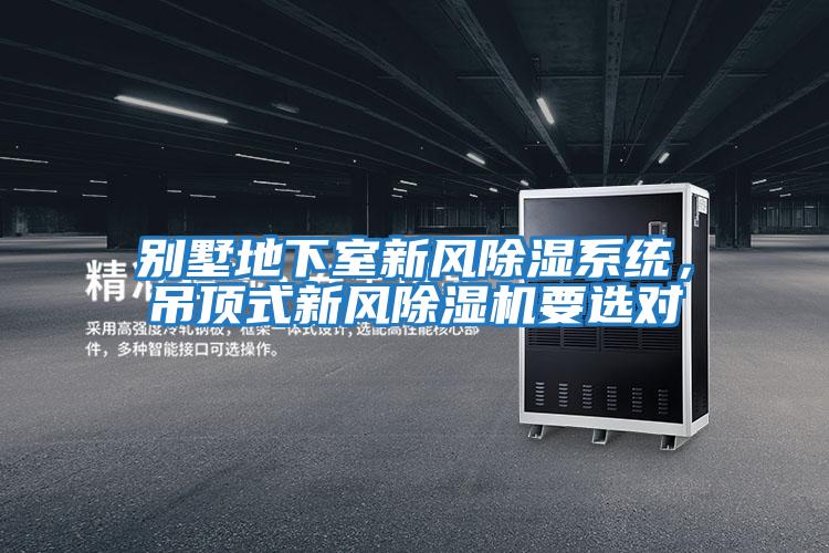 別墅地下室新風除濕系統(tǒng)，吊頂式新風除濕機要選對