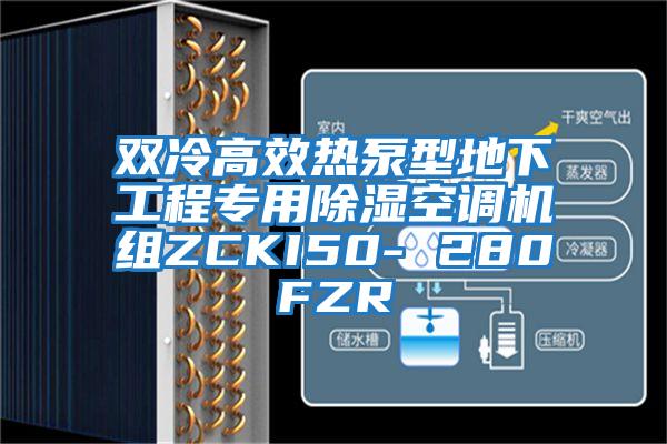 雙冷高效熱泵型地下工程專用除濕空調機組ZCKI50- 280FZR