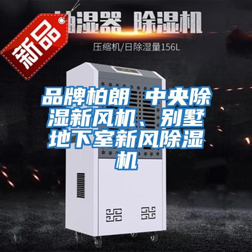 品牌柏朗 中央除濕新風機、別墅地下室新風除濕機