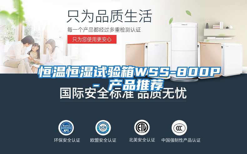 恒溫恒濕試驗箱WSS-800P - 產品推薦