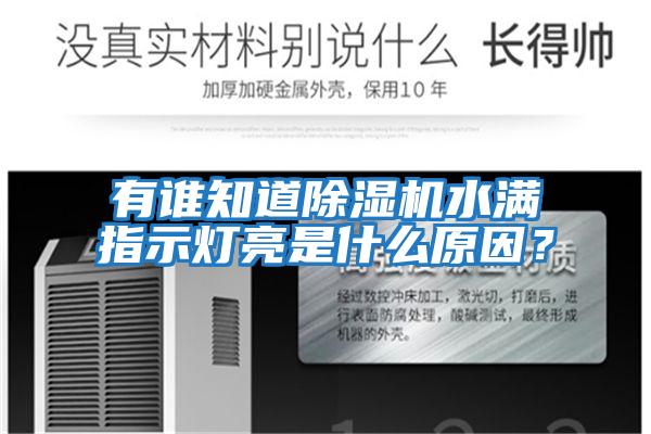 有誰知道除濕機(jī)水滿指示燈亮是什么原因？