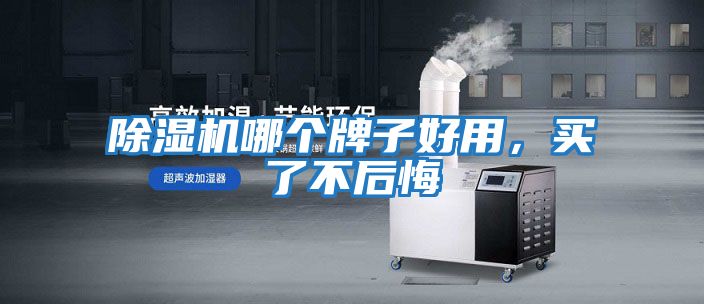 除濕機哪個牌子好用，買了不后悔