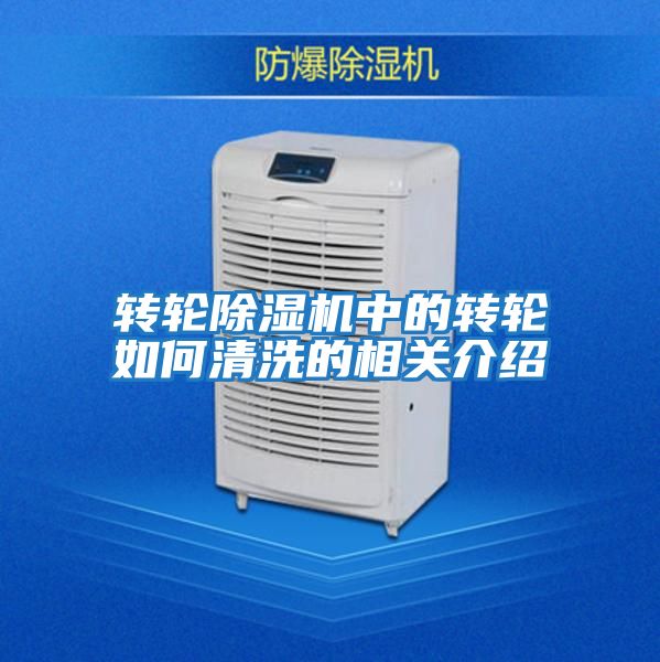 轉(zhuǎn)輪除濕機中的轉(zhuǎn)輪如何清洗的相關(guān)介紹