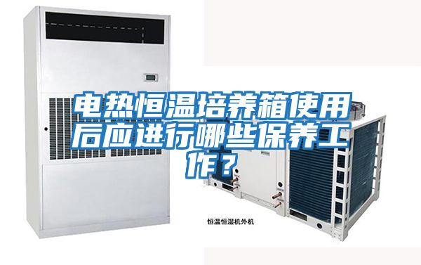 電熱恒溫培養箱使用后應進行哪些保養工作?