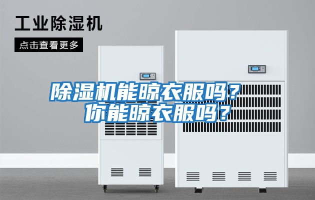 除濕機(jī)能晾衣服嗎? 你能晾衣服嗎?