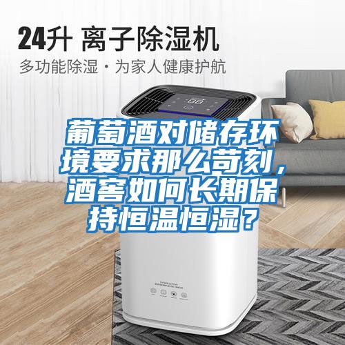 葡萄酒對(duì)儲(chǔ)存環(huán)境要求那么苛刻，酒窖如何長(zhǎng)期保持恒溫恒濕？